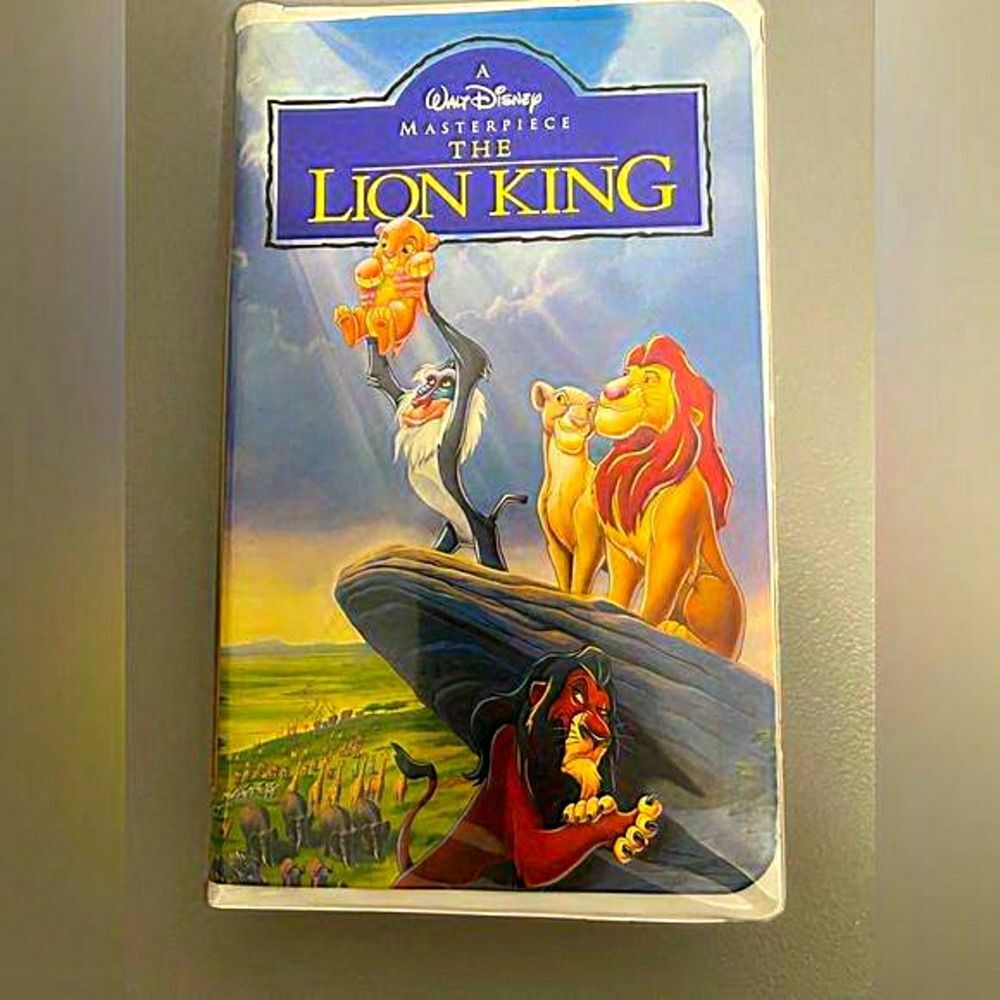 Disney The Lion King VHS 1995 Black Diamond Classic Vintage Disney Movie Tape